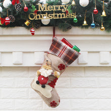 Load image into Gallery viewer, Christmas decorations, decorations, New Year gifts, Santa Claus socks, socks, sock gift bags
