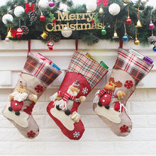 Load image into Gallery viewer, Christmas decorations, decorations, New Year gifts, Santa Claus socks, socks, sock gift bags
