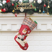Load image into Gallery viewer, Christmas decorations, decorations, New Year gifts, Santa Claus socks, socks, sock gift bags
