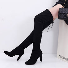 Load image into Gallery viewer, Over the knee boots high heel women&#39;s boots

