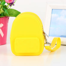 Load image into Gallery viewer, Lovely silicone earphone backpack portable handbag, handbag, handbag, purse, zero purse, children&#39;s candy color key bag manufacturer
