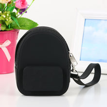 Load image into Gallery viewer, Lovely silicone earphone backpack portable handbag, handbag, handbag, purse, zero purse, children&#39;s candy color key bag manufacturer
