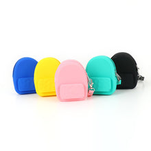 Load image into Gallery viewer, Lovely silicone earphone backpack portable handbag, handbag, handbag, purse, zero purse, children&#39;s candy color key bag manufacturer
