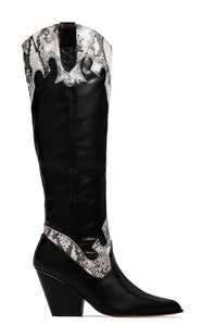 Fashion Women's Simple Leather Knight Boots