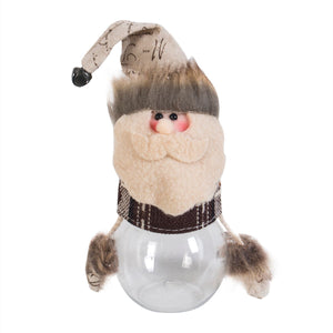 2021 new Christmas decorations, canister, canister, snow man, elk trumpet