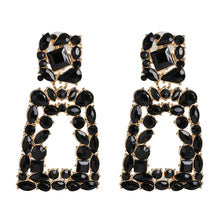 Load image into Gallery viewer, Geometric earrings personality diamond earrings
