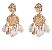 Load image into Gallery viewer, Casual wild earrings Seaside holiday shell conch earrings ear jewelry
