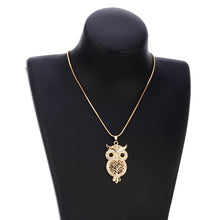 Load image into Gallery viewer, Long Necklace Owl Sweater Chain New Owl Necklace
