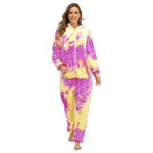 Load image into Gallery viewer, Animal Print One-piece With Foot Cover Pajamas And Home Wear
