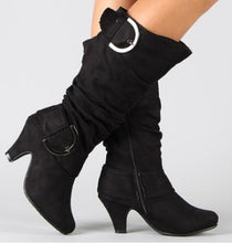 Load image into Gallery viewer, Belt buckle mid boots
