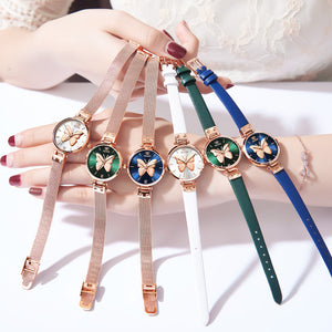 Electronic camouflage waterproof ladies watch