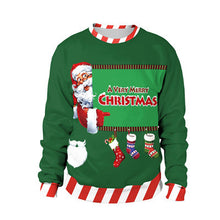 Load image into Gallery viewer, Ugly Christmas Sweater For gift Santa Elf Funny Pullove
