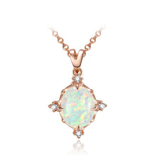 Load image into Gallery viewer, Opal Diamond Necklace

