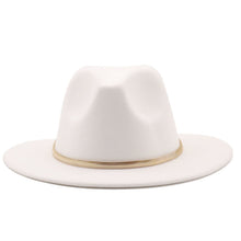 Load image into Gallery viewer, Fashion Autumn And Winter New Men&#39;s And Women&#39;s Woolen Top Hat Jazz
