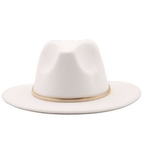 Fashion Autumn And Winter New Men's And Women's Woolen Top Hat Jazz