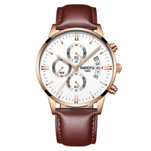 Load image into Gallery viewer, Men Watch Chronograph Sport Mens Watches Top Brand Luxury Waterproof Full Steel Quartz Gold Clock Men Relogio Masculino
