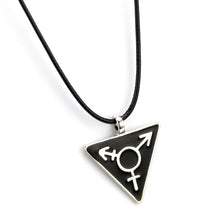 Load image into Gallery viewer, triangle pendant necklace
