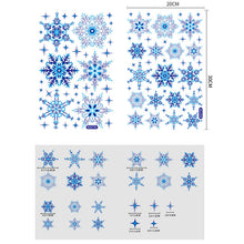Load image into Gallery viewer, Christmas Elk Snowflake Sticker Decoration Glass Window Kids Room Christmas Wall Stickers Home Decals Decoration
