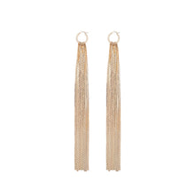 Load image into Gallery viewer, Women&#39;s exaggerated long tassel earrings
