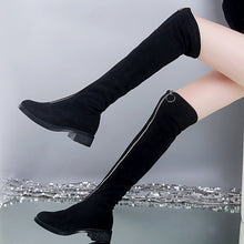 Load image into Gallery viewer, Front zip high boots
