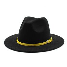 Load image into Gallery viewer, Woolen Hat Big Brimmed Hat Jazz Hat Felt Hat
