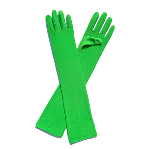 Ladies Fashion Milk Silk Stretch Gloves