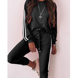 Fashion Loose Long Sleeve Casual Suit