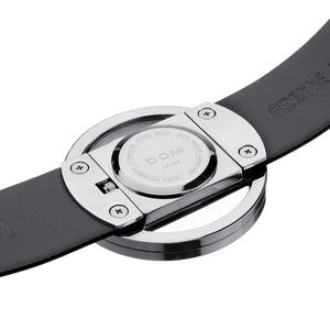 DOM Women Luxury Leather Strap Waterproof Quartz Watch