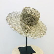 Load image into Gallery viewer, British flat hat straw hat
