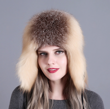 Load image into Gallery viewer, Fox Fur Women&#39;s  Hat
