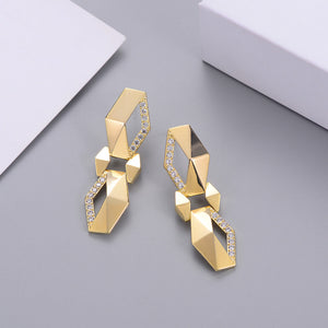 Earrings Simple Temperament Inlaid Pearl Ear Hook Earrings
