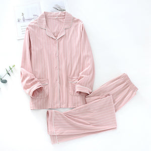New Couple Pajamas Ladies Autumn And Winter Long-sleeved Suit