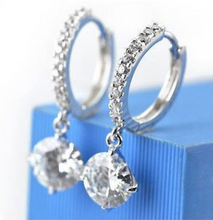 Load image into Gallery viewer, Earrings fashion heart and arrow full of zircon earrings earrings
