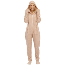 Load image into Gallery viewer, Animal Print One-piece With Foot Cover Pajamas And Home Wear
