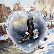 Load image into Gallery viewer, Crystal Pendant Bird Necklace Animal Necklace
