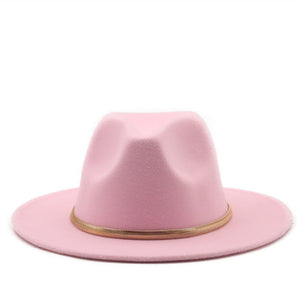 Fashion Autumn And Winter New Men's And Women's Woolen Top Hat Jazz