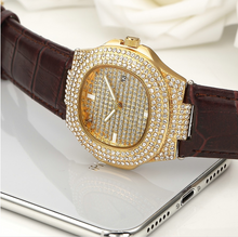 Load image into Gallery viewer, Quartz Diamond Watch Belt watch
