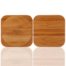 Load image into Gallery viewer, Bamboo Square Mobile Phone Wireless Fast Charging Charger
