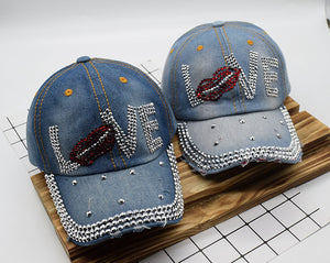 Rhinestone Cowboy Hat Female Peaked Hat Summer Street