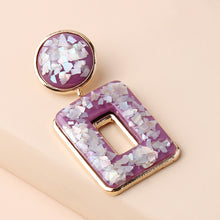 Load image into Gallery viewer, Fashion Hollow Geometric Earrings Personality Exaggerated Square Earrings
