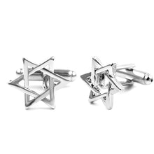 Load image into Gallery viewer, Fashion Six-Pointed star Cufflinks
