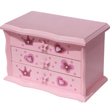 Load image into Gallery viewer, Children&#39;s Wooden Jewelry Storage Box Holiday Gift
