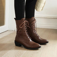 Load image into Gallery viewer, Female British style Martin boots
