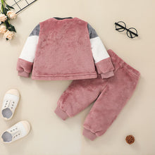Load image into Gallery viewer, Baby Casual Baby Sweater Suit Clothing Pullover Two-piece Suit
