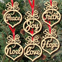 Load image into Gallery viewer, Christmas bulb decoration hollow small pendant
