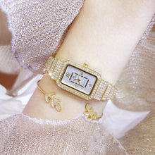 Load image into Gallery viewer, Full diamond ladies watch quartz watch
