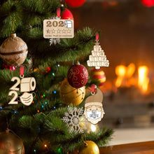 Load image into Gallery viewer, Wooden sign Christmas decorations
