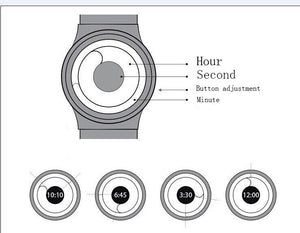 Men、Women Cool Watches  Steel Quartz Wristwatch