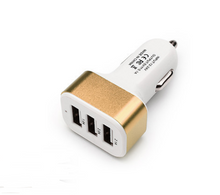 Load image into Gallery viewer, New 3USB car charger USB high-power universal car charger Square aluminum car charger
