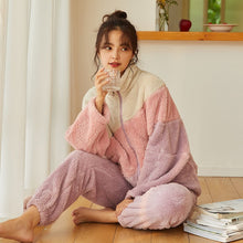 Load image into Gallery viewer, Coral Velvet Thickened Pajamas Women Autumn And Winter Models
